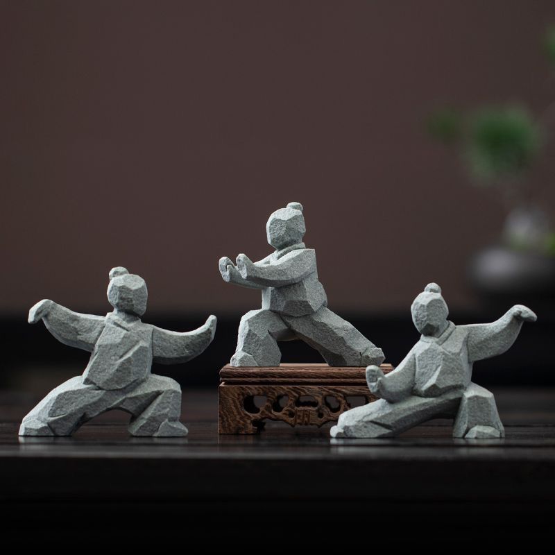 Office Technician - Patung Tai Chi Master Kreatif Gaya