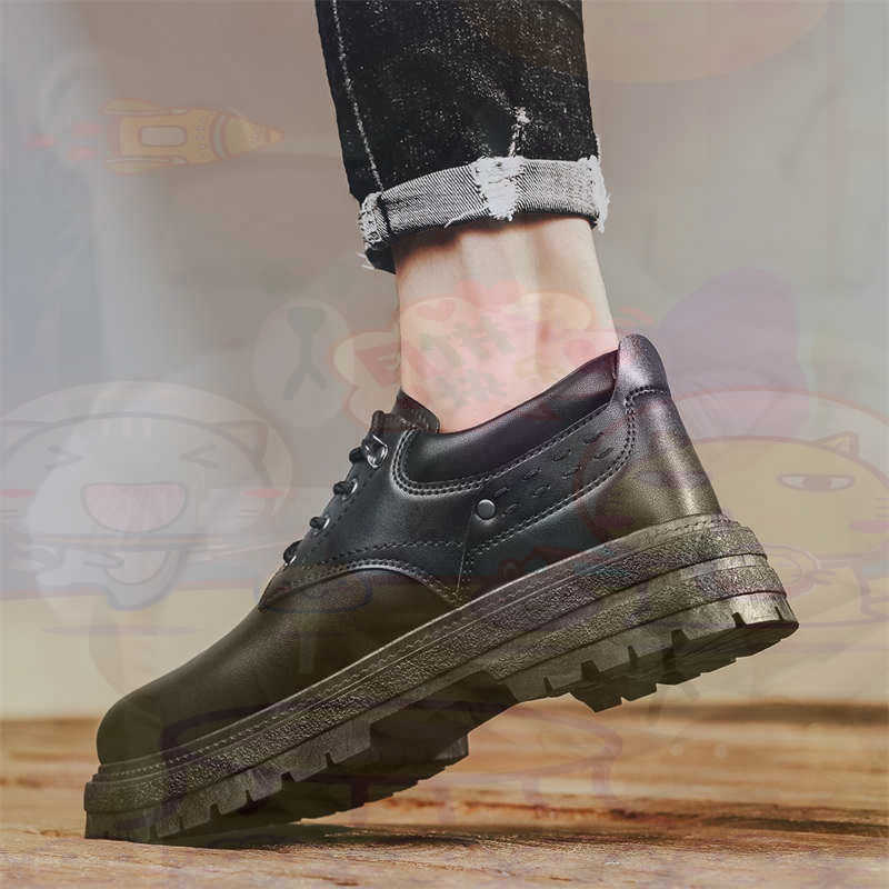 Tech Office Names - Sepatu Pria Tenis Pelatih Fashion Kulit