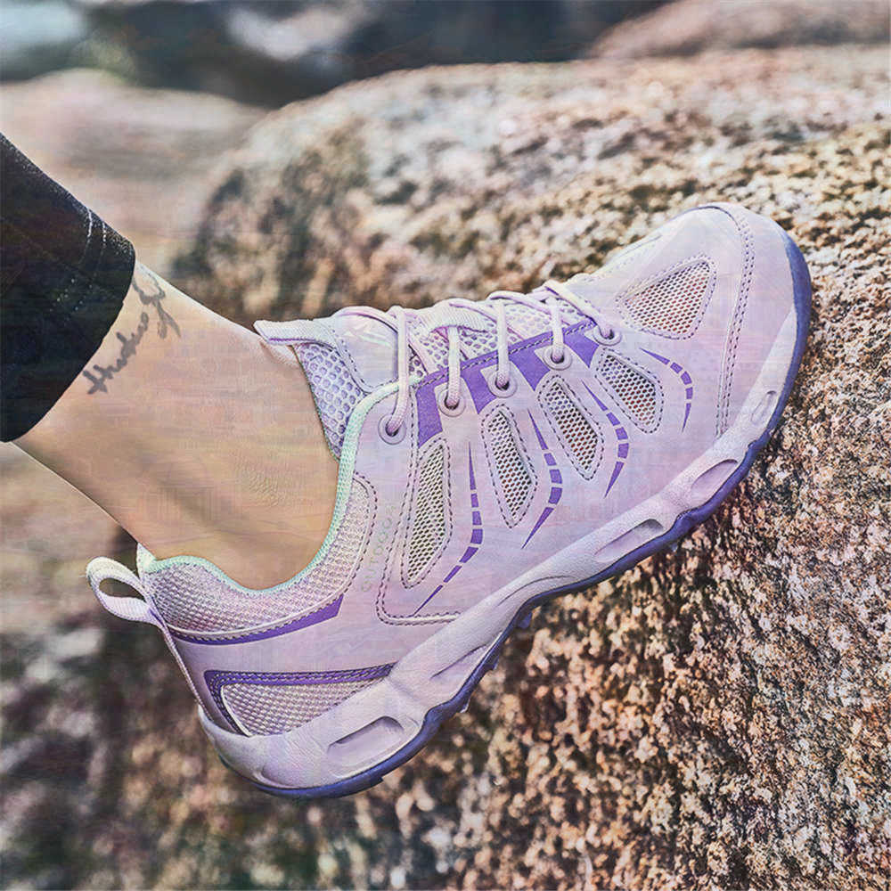 Office Print Tech - Sepatu Tenis Perak Ujung Bulat Musim