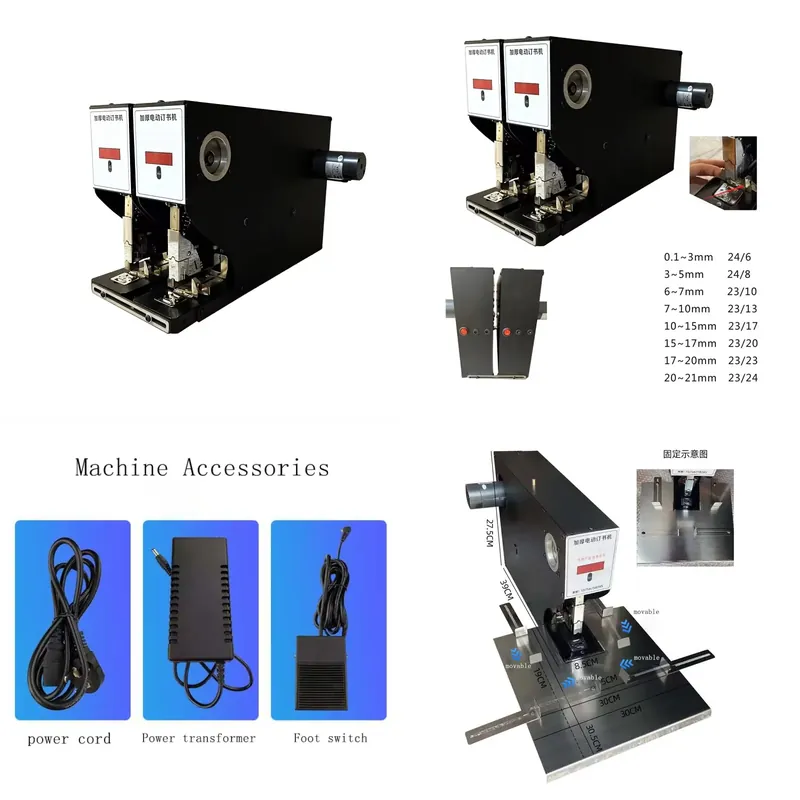 Electric Stapler Heavy - Mesin Stapler Buku Listrik AP01 Heavy