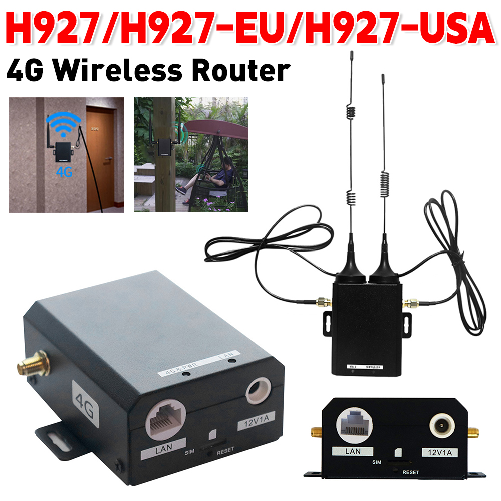 H927 Router WiFi Kelas Industr - 4G Lte Router Sim ulasan dan harga