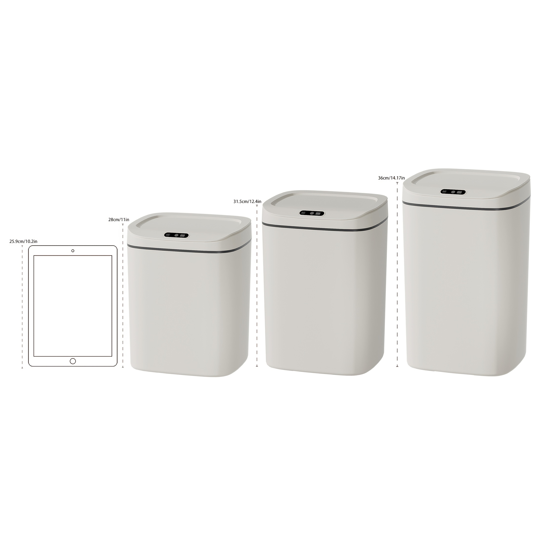 Tempat Sampah Pintar Bebas Sen - Office Tech Essentials ulasan dan harga
