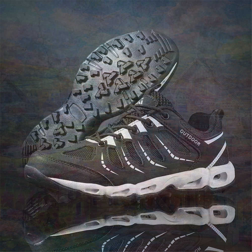 Sepatu Tenis Perak Ujung Bulat - Office Print Tech ulasan dan harga