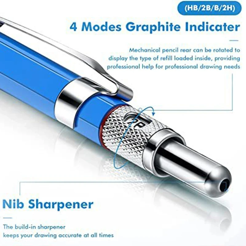 Pensil mekanis 2.0mm Set 2B bi - Office Technician ulasan dan harga