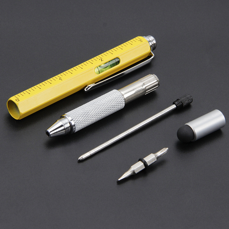 6 in 1 pena bolpoin multifungs - Office Technician ulasan dan harga
