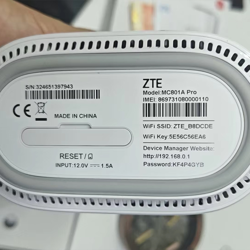 Router WiFi Indoor ZTE 5G MC80 - 4G Lte Router Sim ulasan dan harga